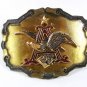1977-81 Anheiser Busch Eagle Beer Belt Buckle By RAINTREE Made In USA 52316
