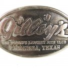 Vintage GILLEY'S Nite Club Pasadena TX Belt Buckle By EXOLCACO 72916