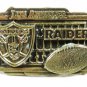 Los Angeles Raiders NFL Officially Licensed Brass Belt Buckle USA 102115