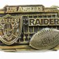 Los Angeles Raiders NFL Officially Licensed Brass Belt Buckle USA 102115