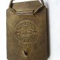 Vintage 1981 Rattlesnake Skin & Brass Belt Buckle By BTS USA 112917