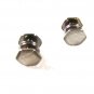 KUM - A - PART SNAP LINK Silver Tone Cufflinks by B & W CO. PAT 1925 11316