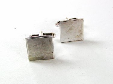 Vintage Sterling Silver Dress Cufflinks By ANSON 41216