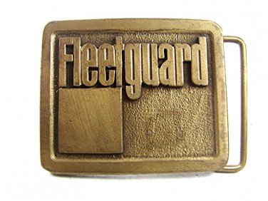 Vintage FLEETGUARD Trucks Belt Buckle By CD HIT Made In USA 112717