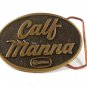 1977 Calf Manna Carnation Belt Buckle By DEZY 11116