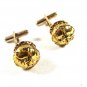 Gold Tone Crown Cufflinks Unbranded 52116