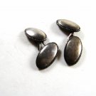 Victorian / Edwardian Sterling Silver Dress Cufflinks Unbranded 12615