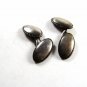 Victorian / Edwardian Sterling Silver Dress Cufflinks Unbranded 12615