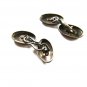Victorian / Edwardian Sterling Silver Dress Cufflinks Unbranded 12615