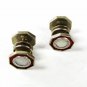 Deco Mother of Pearl Red Snap Link Cufflinks By The Pioneer Registered 81516