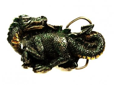 1984 Dragon Belt Buckle By Great American Buckle Co. Made In USA 102615