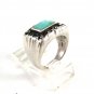 Southwest Sterling Silver & Turquoise Ring Size 8 5114