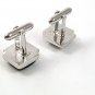 1960's Silvertone & Light Blue Cufflinks By SWANK 31817