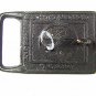 1979 Two Horses Brass Belt Buckle By Tech Ether Guild 81716
