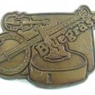 Vintage Blue Grass Bluegrass Banjo Guitar Belt Buckle 22817
