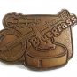 Vintage Blue Grass Bluegrass Banjo Guitar Belt Buckle 22817