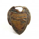Vintage 1920's Bi Plane Airplane Watch Fob 10517
