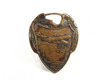 Vintage 1920's Bi Plane Airplane Watch Fob 10517
