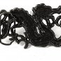Large 4 1/2" X 3" Chinese Dark Dragon Belt Buckle 81616
