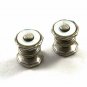 Art Deco True Vintage Silvertone Mother Pearl Cufflinks By Coro Ball Lock 101014