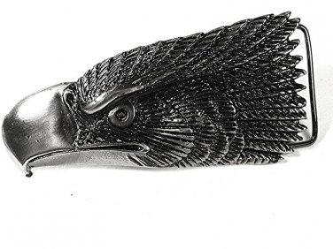 1976 Eagle Head Belt Buckle By Great American Buckle Co 81617