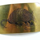 Vintage Armadillo Belt Buckle by BILL CRAFTON 111716
