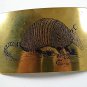Vintage Armadillo Belt Buckle by BILL CRAFTON 111716