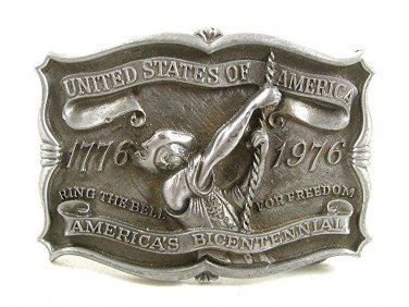1976 Ring The Bell For Freedom Belt Buckle By REYNOLDS METALS 22017