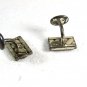 Vintage & Unusual Sterling Silver Cufflinks By NAPIER 31816