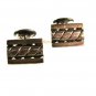 Vintage & Unusual Sterling Silver Cufflinks By NAPIER 31816