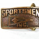 Vintage Handmade ? Sportsmen Inc. Brass Belt Buckle 81116