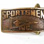 Vintage Handmade ? Sportsmen Inc. Brass Belt Buckle 81116