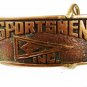 Vintage Handmade ? Sportsmen Inc. Brass Belt Buckle 81116