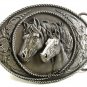 1991 Mare & Colt Horses Belt Buckle By SISKIYOU U.S.A. 22017