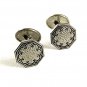 Vintage Edwardian / Deco Silvertone Cufflinks 81217