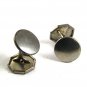 Vintage Edwardian / Deco Silvertone Cufflinks 81217