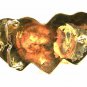 Vintage Silvertone Ladies 3 Heart Initial V 2 Tone Belt Buckle by ADM 101015