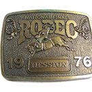 1976 National Finals Rodeo Belt Buckle Limited Edition by Hesston 102617