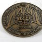 1994 46th World Shooting Championship U.S. Team Belt Buckle Milan Italy 12817
