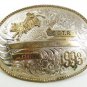 1993 C.C.T.R. Arena Rodeo Silversmith Collection Belt Buckle By ADM 3717