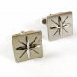 Sterling Silver Large Star Burst Cufflinks Unbranded 3616