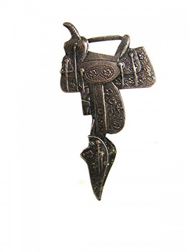 Neat Vintage Western Cowboy Saddle Watch Fob 10517