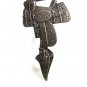 Neat Vintage Western Cowboy Saddle Watch Fob 10517