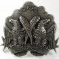 Silvertone American Eagles Belt Buckle By ED HARDY 33116b