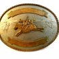 1976 4-H Rodeo Tony Lama German Silver Belt Buckle Wendy Dyer
