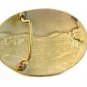 1976 4-H Rodeo Tony Lama German Silver Belt Buckle Wendy Dyer