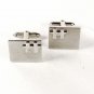 Sterling Silver Modernistic Cufflinks By A In Triangle 41216