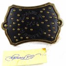 Drawn By In Seattle Black Belt Buckle By ED HARDY 33116 With Tag