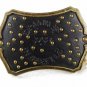 Drawn By In Seattle Black Belt Buckle By ED HARDY 33116 With Tag