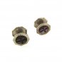 Vintage Silvertone & Abalone Cufflinks / Studs 53017